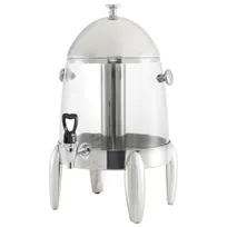 product of Winco 908 3-Gallon Non-Insulated Beverage Dispenser w/ Center Ice Core, Stainless Steel Lid