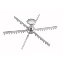 product of Winco APM-06 6 Cut 10" Pie Marker / Cutter - Cast Aluminum