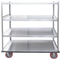 product of Winholt BNQT-3-SS Stainless Steel Queen Mary Banquet Service Cart w/ 3 Shelves