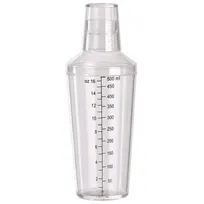product of Winco BS-16PC 16 oz Clear Plastic Bar Cocktail Shaker