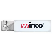 product of Winco BXC-4 Retractable Box Cutter, 4" Blade, Metal Safety Sleeve, Stainless Steel, - 1 Dozen