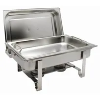 product of Winco C-2080B 8 qt. Get-A-Grip Rectangular Chafer with Pan Handles