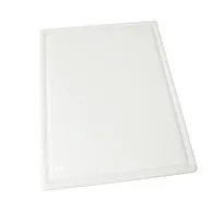 product of Winco CBI-1824 Plastic Cutting Board, Rectangular, Grooved