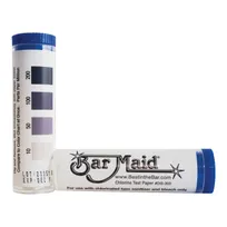 product of Winco DIS-303 Maid Chlorine Test Strips, Color Chart, Read 10-200 ppm, 100 Strips per Vial - 1/Pack