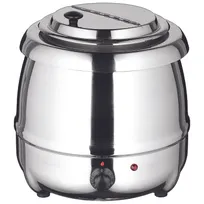 product of Winco ESW-70 Winco ESW-70 10 qt. Stainless Steel Soup Warmer Set with Adjustable Heat Control