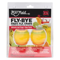 product of Winco FLY-BYE Fruit Fly Glue Trap, Non-Toxic, 2 Traps per Pack - 12 Packs/Case