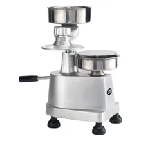 product of Winco HBP-3 Hamburger Press 10" Heavy-duty with 4" and 5" Plates - 1/Set