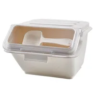 product of Winco IB-2S Shelf Ingredient Bin w/ 2 Gallon Capacity, Clear Lid/White Base