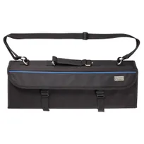product of Winco KBG-11 Black Polyester 11 Compartment Knife Bag, Polyester Exterior