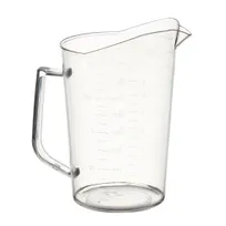 product of Winco PMU-200 Measuring Cup, 2 qt., with Raised Graduation Markings