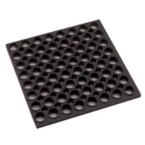 product of Winco RBMH-35K Rubber Floor Mat w/ Straight Edges, Anti-Fatigue - 3' x 5' x 3/4"