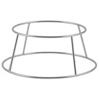 product of Winco SFR-4 4 3/8"H Chrome Plated Display Seafood Tray Rack Holder