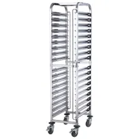 product of Winco SRK-36 36 Pan Full Size Stainless Steel Steam Table / Food Pan Rack