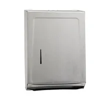 product of Winco TD-700 Stainless Steel Wall Mounted Towel Cabinet - Stainless Steel