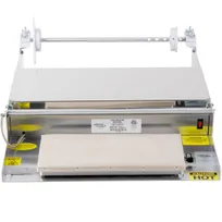 product of Winholt WHSS-1 Countertop Film Wrapping Dispenser, 6"x15" Teflon Hot Plate, Aluminum & Stainless Steel, 115V, 8A
