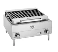 product of Wells B-40 24" Countertop Electric Charbroiler w/ 21.5"W x 14.5"D Cooking Area, 5.4 kW