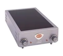 product of Wells HC-225 15" Electric Countertop Hotplate w/ (2) Burners, Ceramic Glass Surface, Infinite Controls, 208/240v