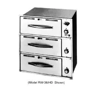 product of Wells RW-36HD Heavy Duty Food Warming Drawer Unit, Built-In, Three Drawers