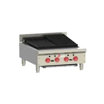 product of Wolf ACB25-QS-COMMANDER 25" Countertop Gas Charbroiler, (4) Cast Iron 17,000 Btu Burners