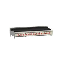product of Wolf ACB72-QS-COMMANDER 72" Countertop Gas Charbroiler, (13) Cast Iron 17,000 Btu Burners