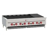 product of Wolf SCB47 46" Countertop Gas Radiant Charbroiler w/ (8) Burners, 116.000 BTU