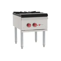 product of Wolf WSPR1-QS-COMMANDER 18" (1) Cast Iron Two-Ring Burner Gas Stock Pot Range