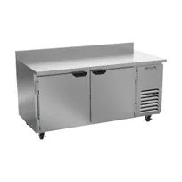 product of Beverage Air WTF67AHC 67" 2-Solid Door Worktop Freezer, Stainless Steel Exterior, 20 cu. ft.
