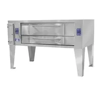 product of Bakers Pride Y-602BL 78" Double Deck Gas Pizza Oven 