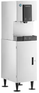 Modular air-cooled and water-cooled ice makers.