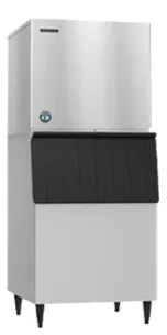 Modular air-cooled and water-cooled ice makers.