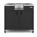 Zumex 08827 SPEED S +PLUS ALL-IN-ONE WIDE BLACK 44 Lbs. Feeder Capacity Floor Model Speed S +Plus All-in-One Wide Black 3 image