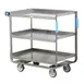 Lakeside 170867 Push Pull Trailing Cart with 3 Shelves, Heavy-Duty  1 image