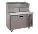 Delfield 18648PDLP 48" 1-Section Refrigerated Pizza Prep Table w/ 1 Door, (4) 12" x 20" Pan 1 image