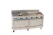 Comstock-Castle 2F330-36-1RB 72" Gas Restaurant Range w/ (4) Open Burners, (1) 36" Griddle, (1) 12" Charbroiler, (2) Standard Ovens, 270.000 BTU 1 image