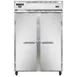 Continental Refrigerator 2RFNSA 52" 2-Section Reach-In Refrigerator Freezer Combo w/ 2 Solid Doors 1 image