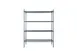 Atosa USA MWSSE242474 4-Tier Epoxy Wire Shelving Unit w/ 74" Posts - 24"W x 24"D 1 image
