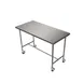 BK Resources FVT-6030 Pub Table, 60"D X 30"W, 18 Guage Stainless Steel 1 image