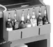Cambro 730SR110 Speed Rail – 7‑Bottle Rack, 29x6½x14⅝ in, Black Plastic, Hang‑On Fits Cambar 650/730 1 image