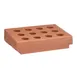 Cambro CR12157 Cutlery Rack, 12 Compartments, 33"L x 22-3/4"W x 9"H, Polyethylene, Coffee Beige 1 image