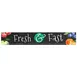 Cambro CSFLEXMERCH3000 Camshelving® Merchandiser Sign, Panel for 24" Deep Units, Fresh Fast Menu 1 image