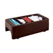 Cambro LCDCH131 Condiment Holder, 8-3/4W×16-1/2D×5H, Brown Pl 3Sec, Fits 250/500LCD UC250/UC500, NSF 1 image