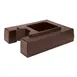 Cambro R1000LCD131 Riser – 15-3/8" W x 19-1/2" D x 4-1/2" H, Brown Plastic, Fits 1000LCD & UC1000 1 image