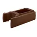Cambro R500LCD131 Riser – Brown Plastic, 9-1/8" W x 16-1/4" D x 4-9/16" H, Fits 250LCD/500LCD, NSF 1 image