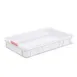 Carlisle 06041 Araven Dough Box Dolly, 23 3/4"W x 15 7/8"D x 4"H, Aluminum, Clear, BPA Free 1 image