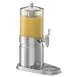 GET 3170010 Elegance Juice Dispenser, 2.6 Qt SAN Plastic, Base, 13‑1/5"×8‑1/10"×17‑1/10" – Set 1 image