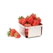 GET 4-80828 Square Berry Basket, 4" x 4" x 2-1/2", Stainless Steel Restaurant Food Serving Basket 1 image