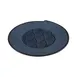 GET B233106-CDB Elite Global Plate, 10-5/8" Dia., Irregular Round, Dark Blue Melamine, Dishwasher Safe 1 image