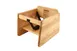 GET BS-200-MOD-N2 Booster Seat, Modified, Double Strap, Hardwood, Natural Finish 1 image