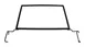 GET IR-951-SGNHLD Urban Renewal Sign Holder, 15 3/4"W x 23"D x 8 2/3"H 1 image