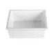 GET IS025J Bugambilia Salad Bar Bowl, 1-2 Qt, 9" x 9" Square, 3" Deep, Aluminum Jade Finish, Greens 1 image